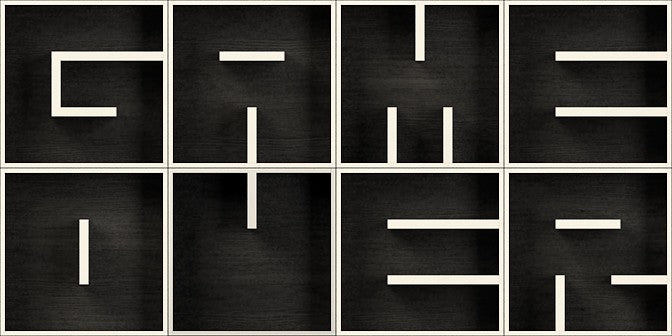 Mensole cubo design in legno laminato ABC GAME OVER