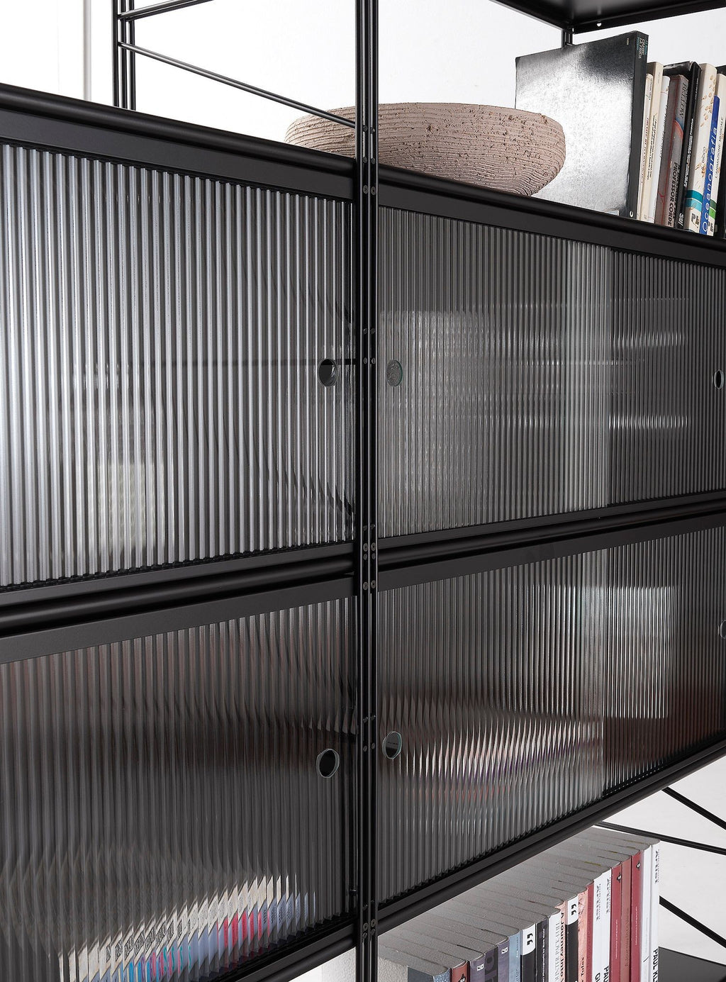 Libreria scaffale in acciaio Melker 25