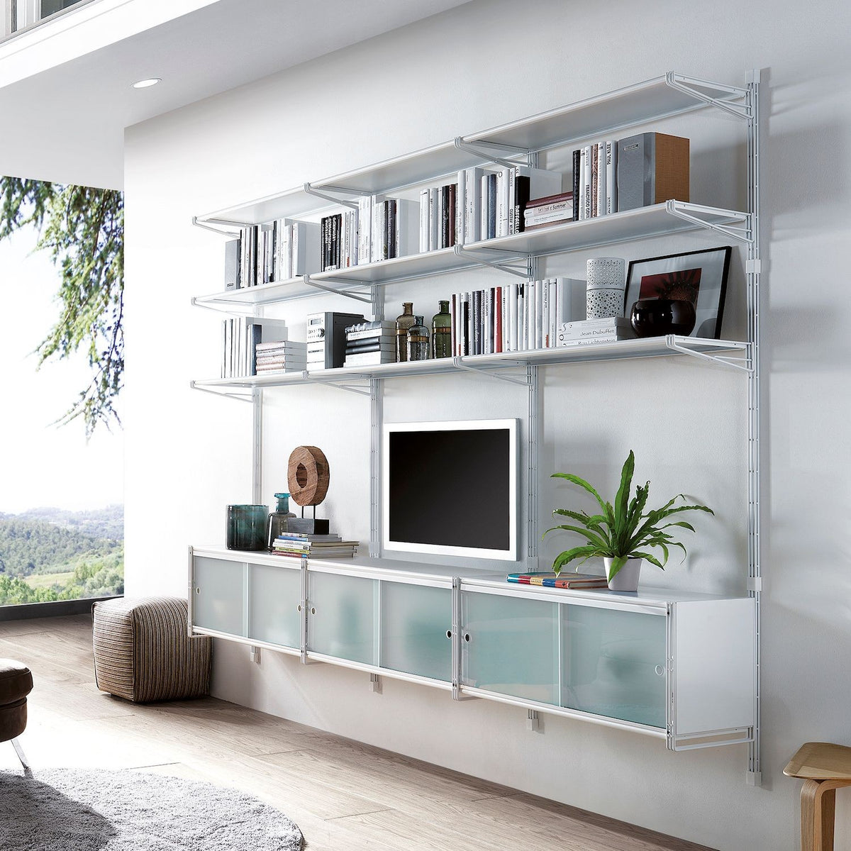 Libreria scaffale da parete Melker 247