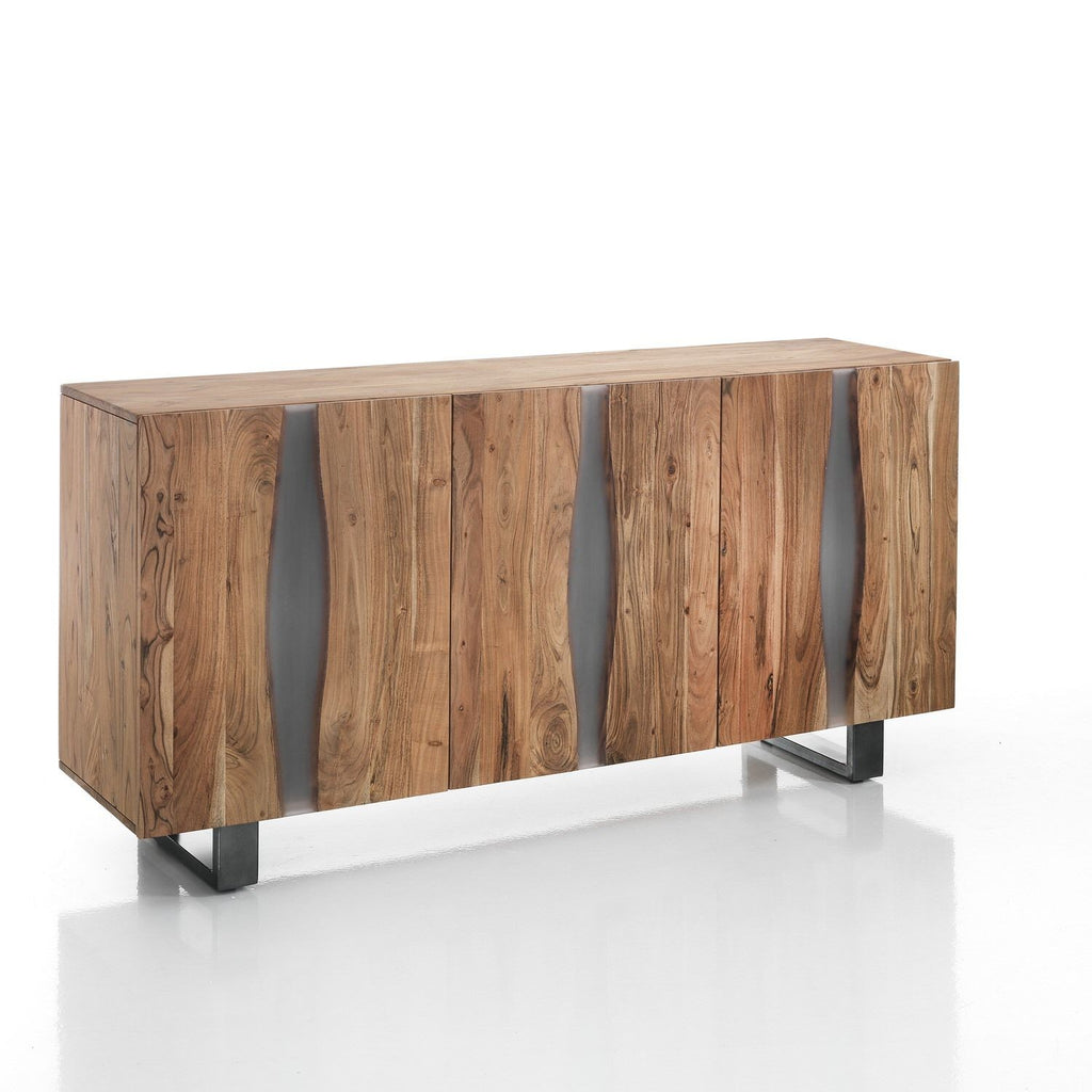 Credenza bassa in legno massello Riddal