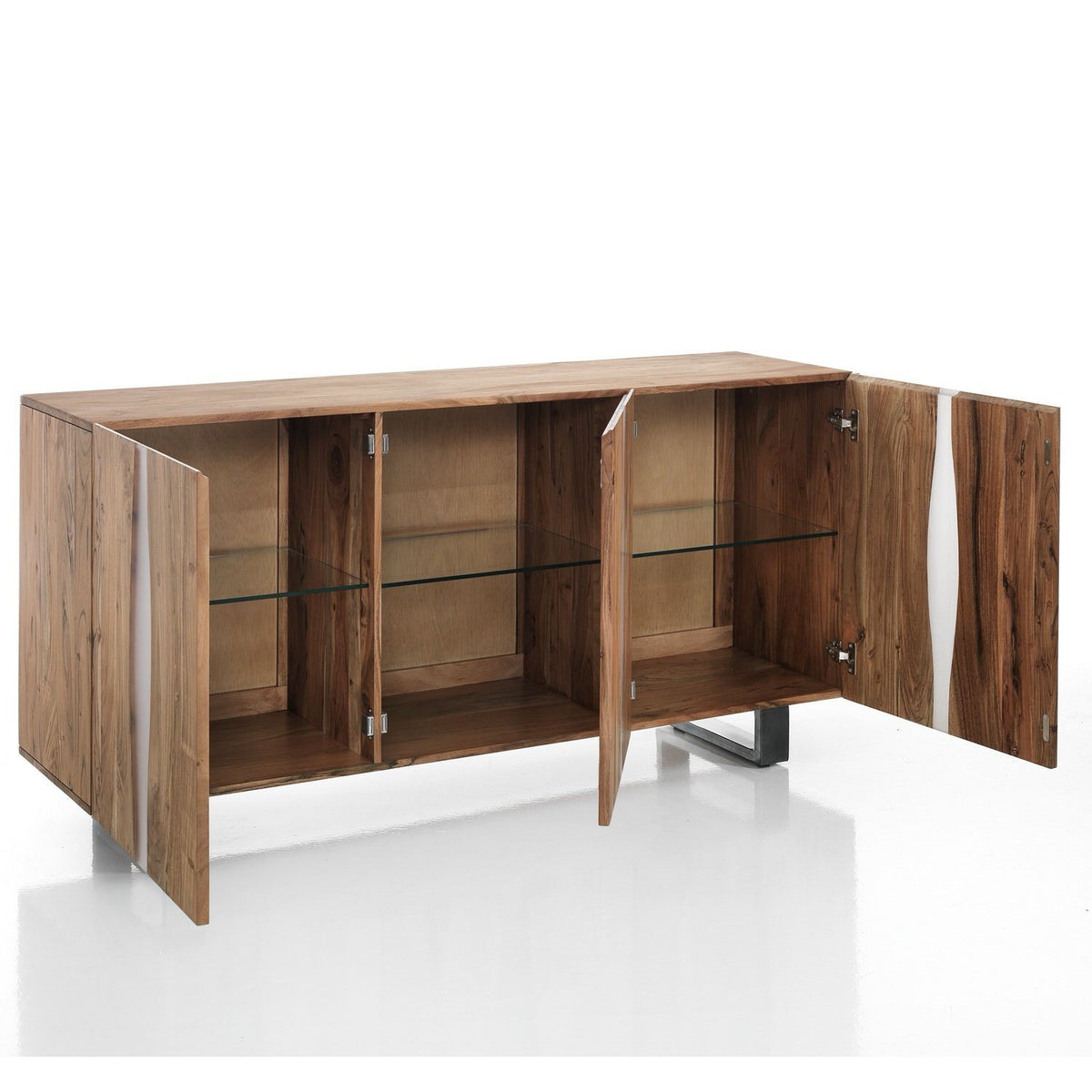 Credenza bassa in legno massello Riddal