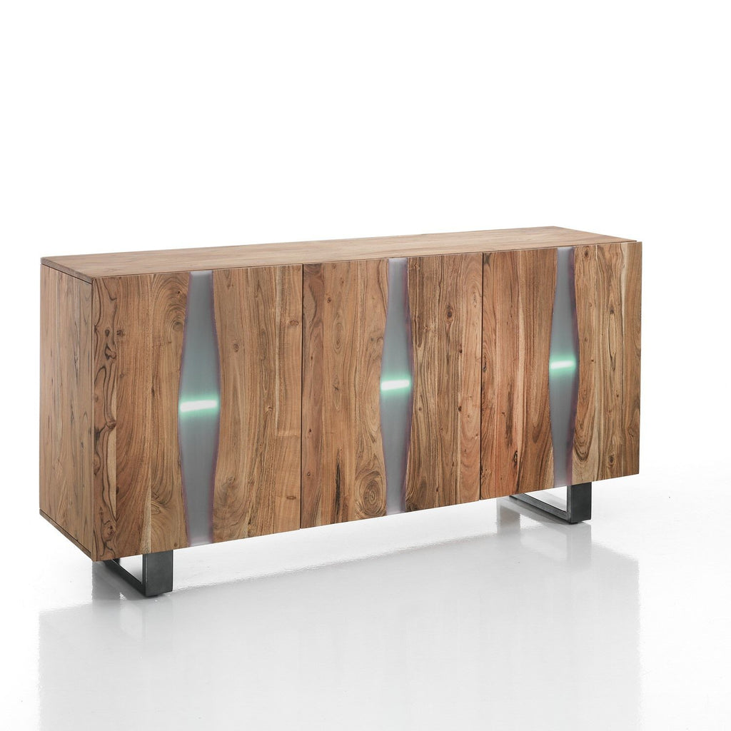 Credenza bassa in legno massello Riddal