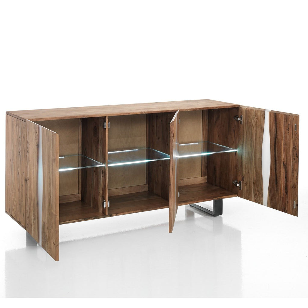 Credenza bassa in legno massello Riddal