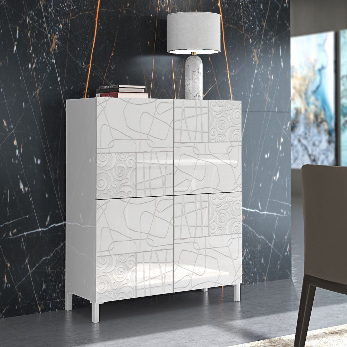 Credenza moderna Melbourne Graphic