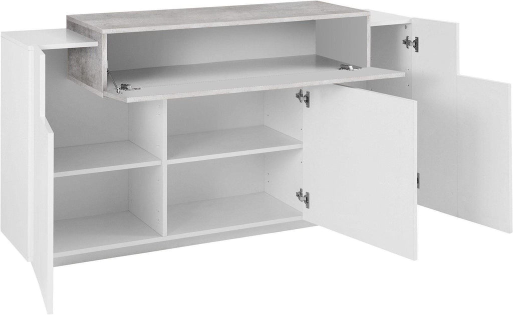 Madia moderna per cucina Krisen 160 Cement