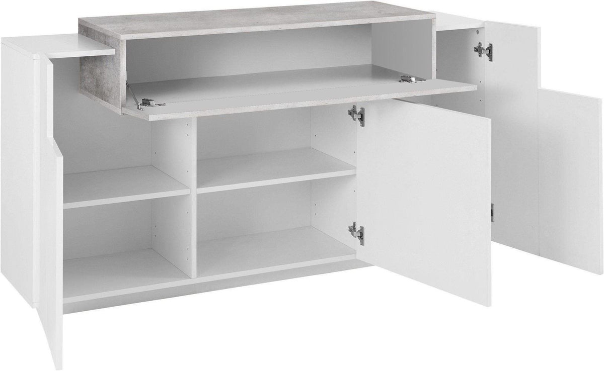Madia moderna per cucina Krisen 160 Cement