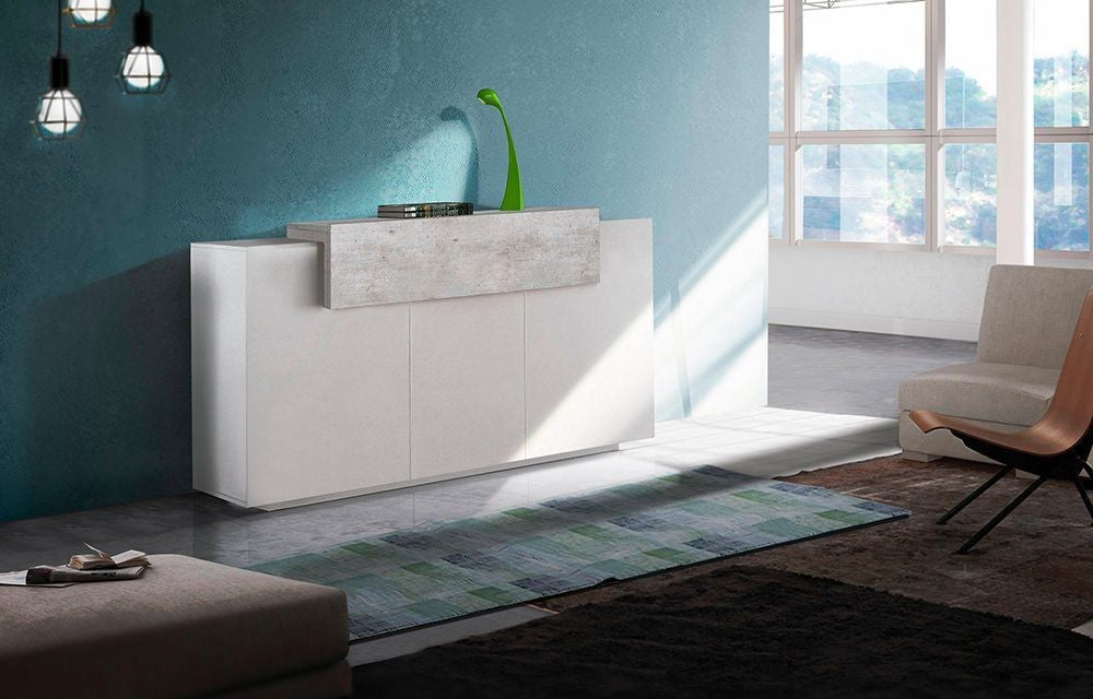 Madia moderna per cucina Krisen 160 Cement