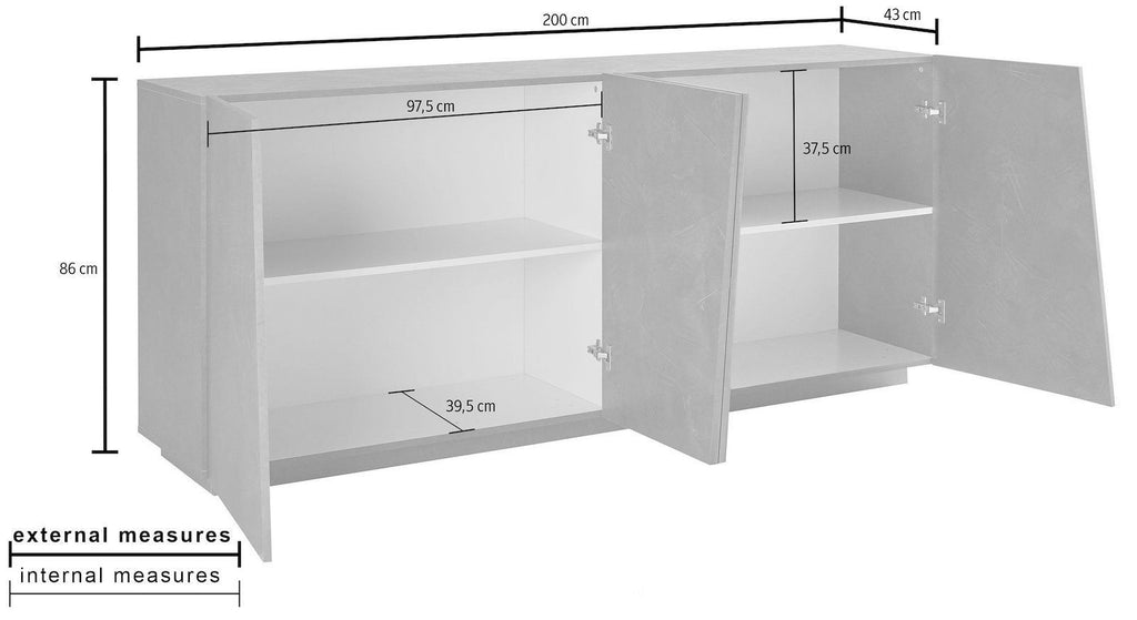 Madia design Annabel 200 White