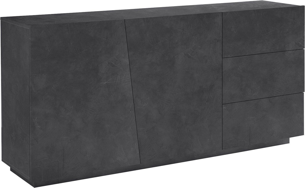 Credenza moderna Annabel 2A/3C Slate