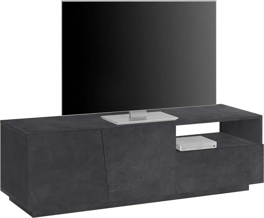 Madia porta TV Annabel 2A/1C/1V Slate