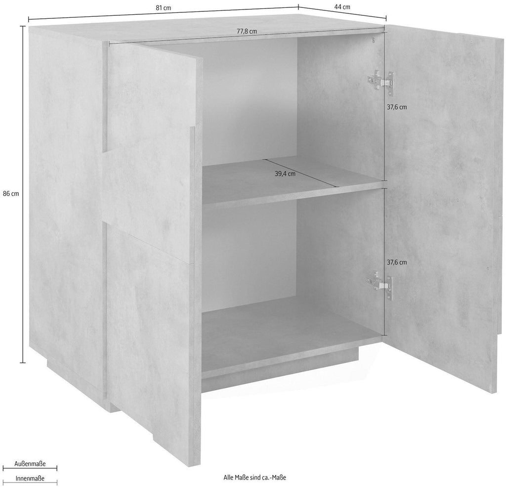 Credenza cucina Taylor 2A Cement
