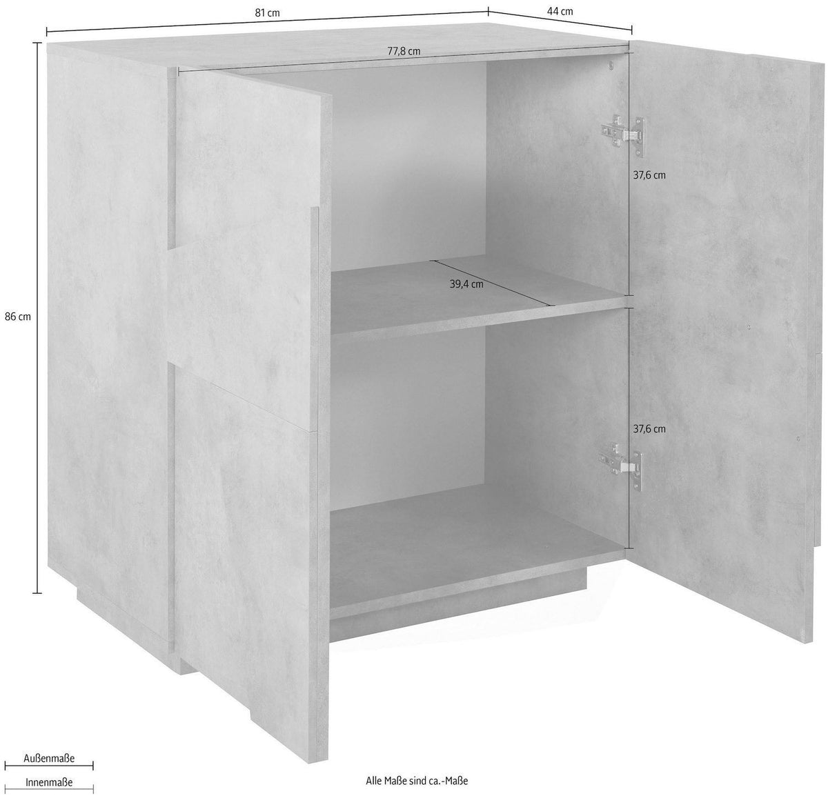 Credenza cucina Taylor 2A Slate