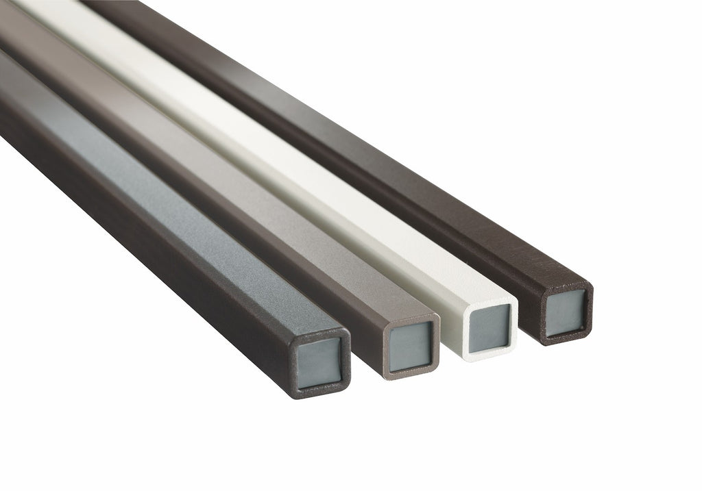 Libreria a parete in tubolare d'acciaio Etere1