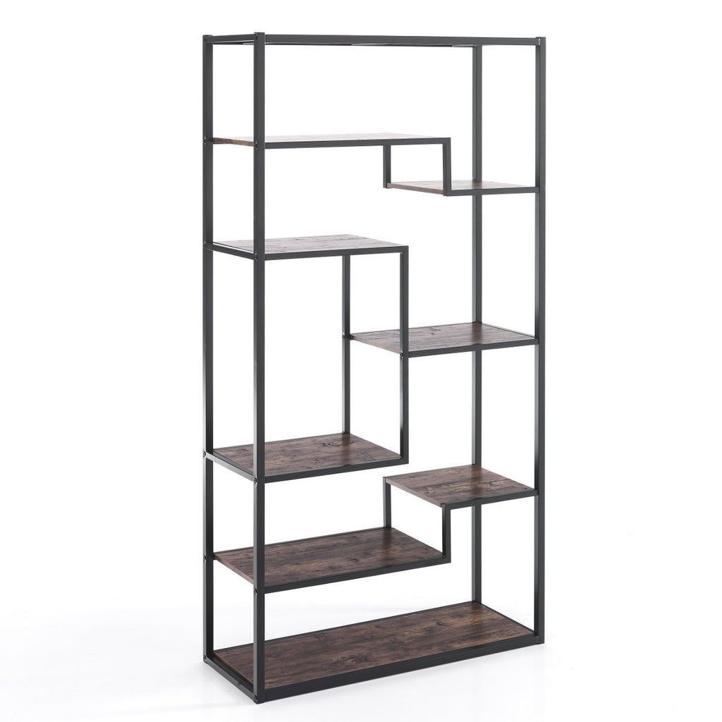 Scaffale libreria Unisocom in metallo e legno