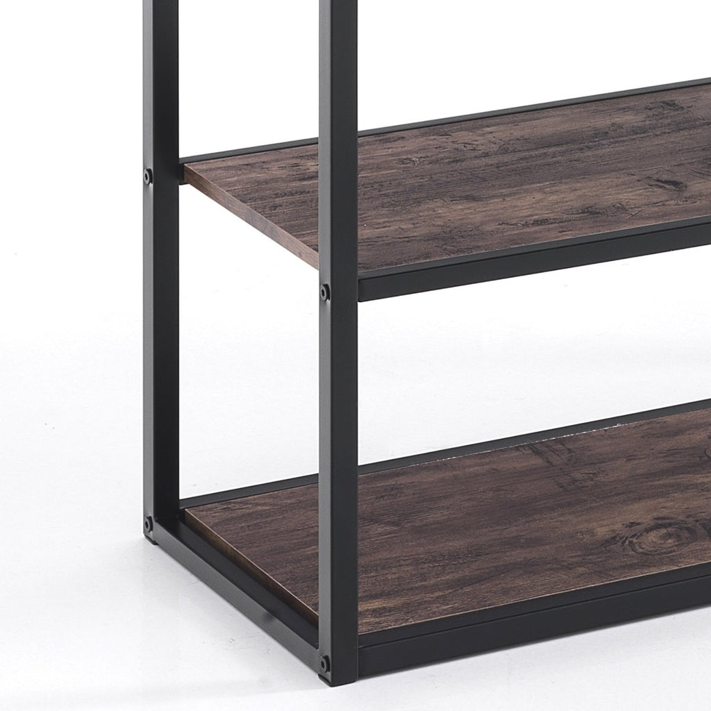 Scaffale libreria Unisocom in metallo e legno