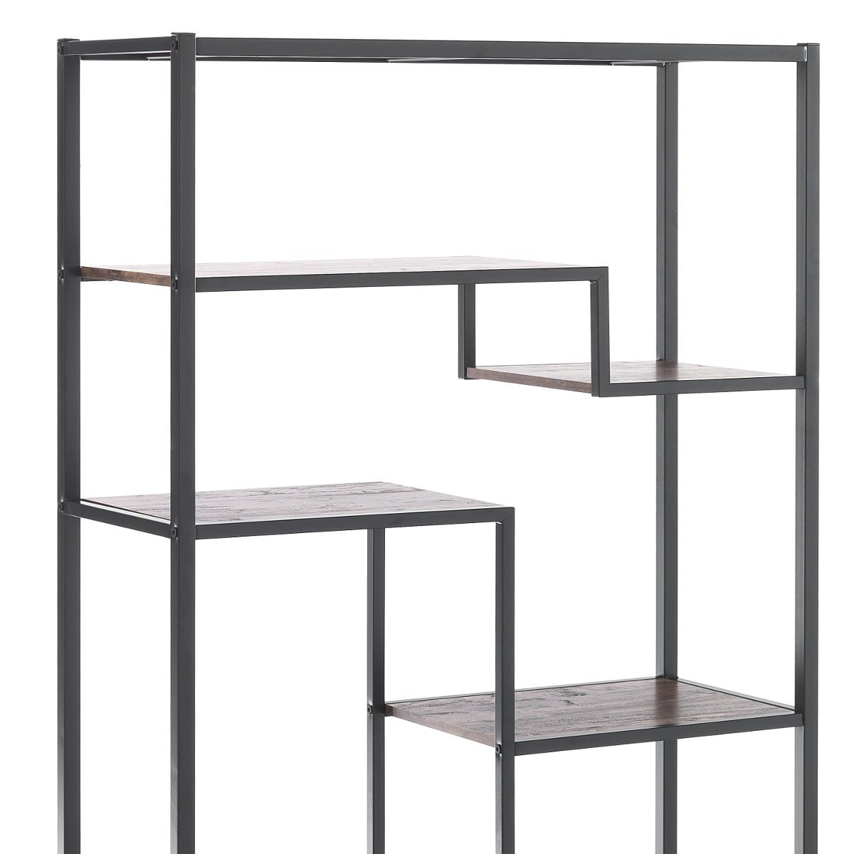 Scaffale libreria Unisocom in metallo e legno