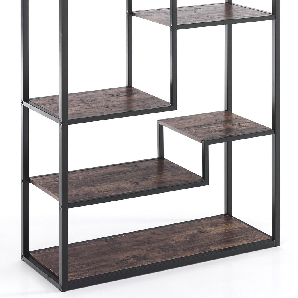 Scaffale libreria Unisocom in metallo e legno
