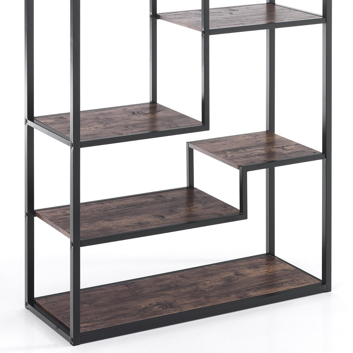 Scaffale libreria Unisocom in metallo e legno