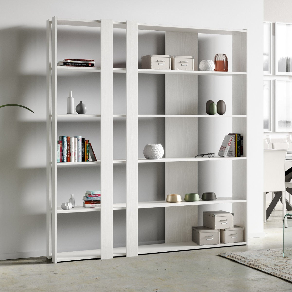 Libreria a muro design moderno Inedditah C
