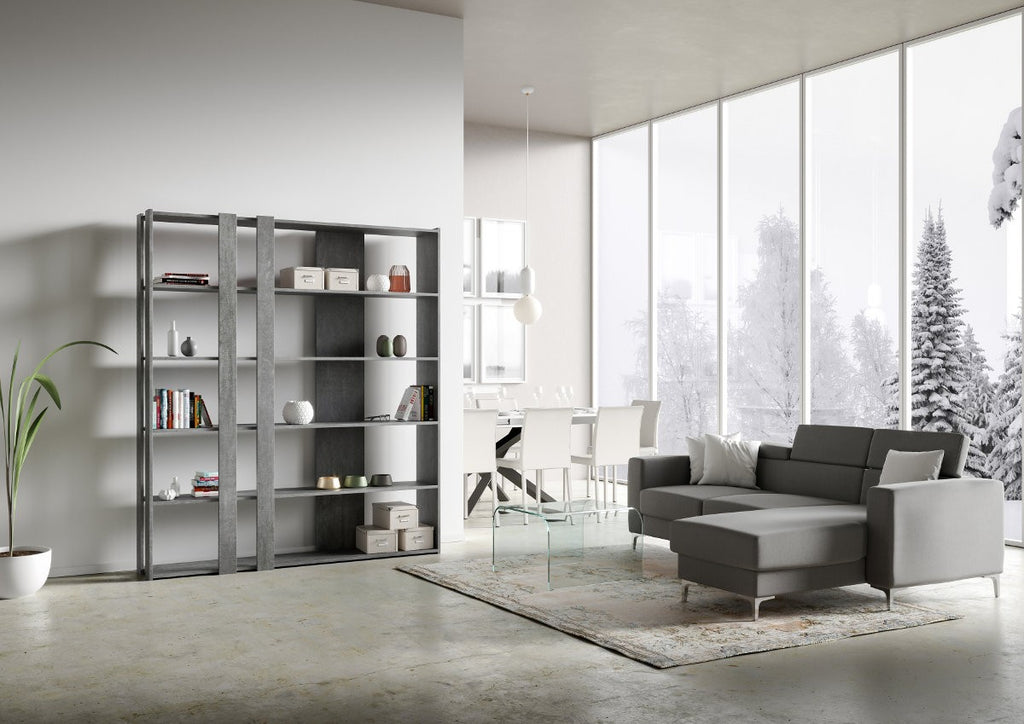 Libreria a muro design moderno Inedditah C