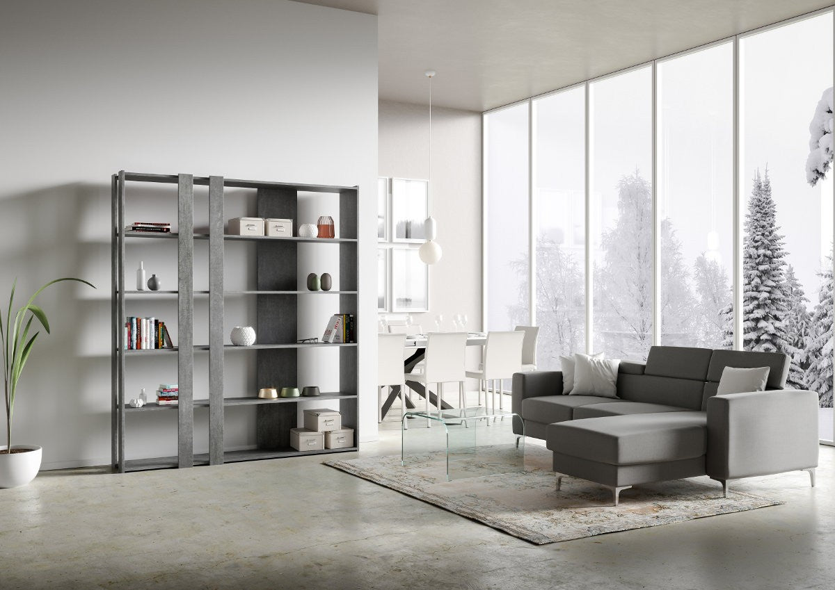 Libreria a muro design moderno Inedditah C