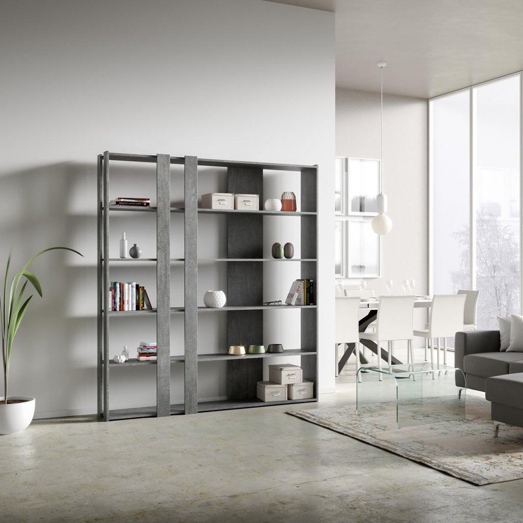 Libreria a muro design moderno Inedditah C
