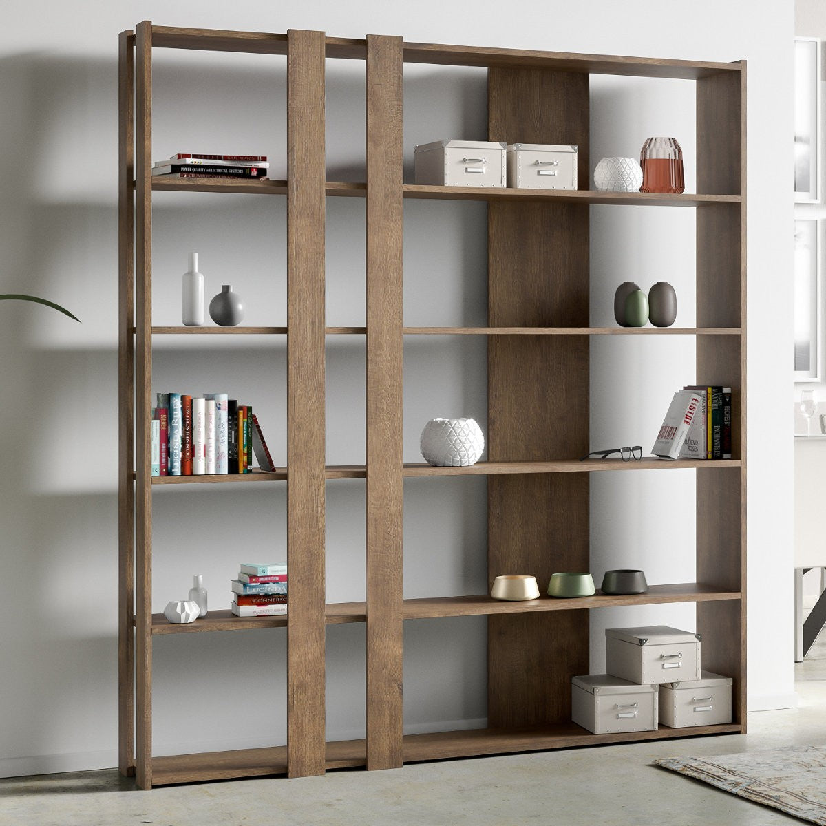 Libreria a muro design moderno Inedditah C