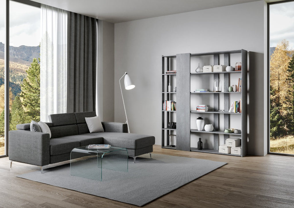 Libreria moderna per salotto di design Inedditah D