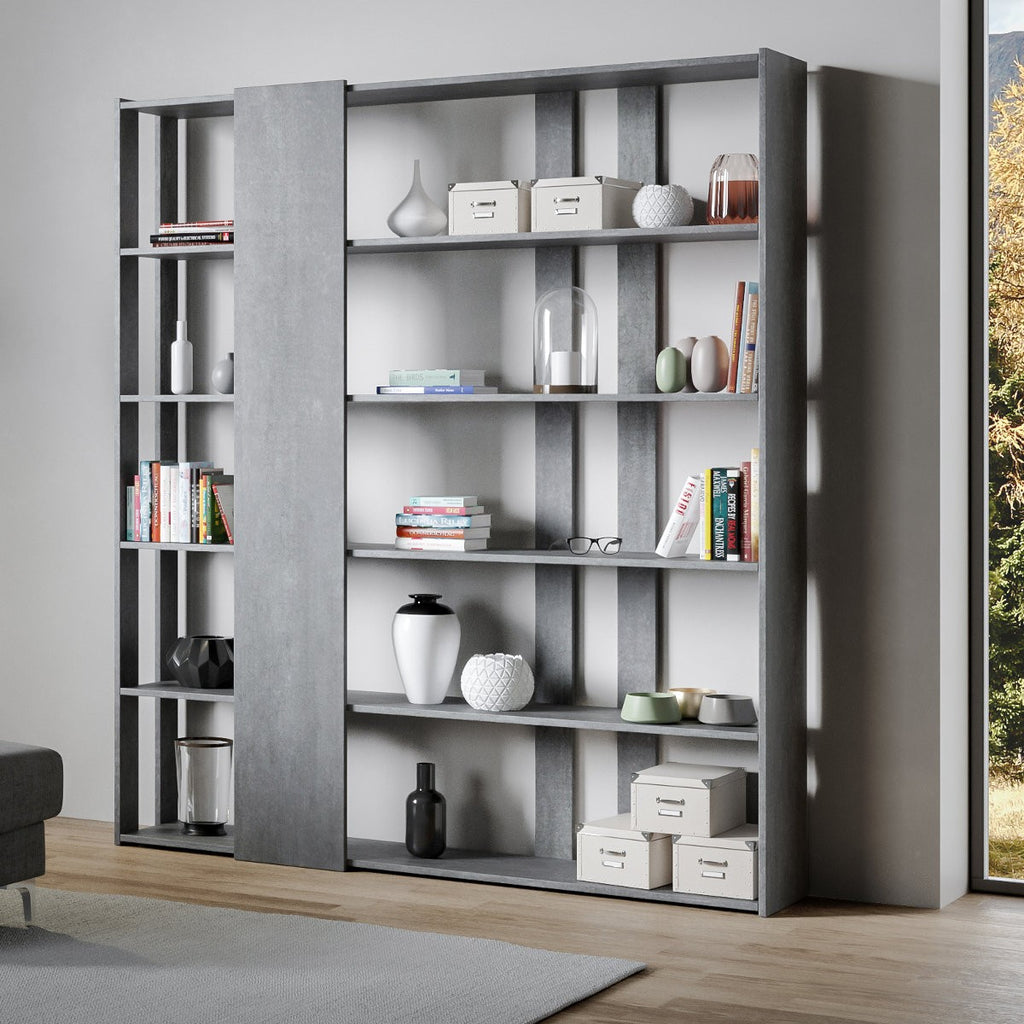 Libreria moderna per salotto di design Inedditah D