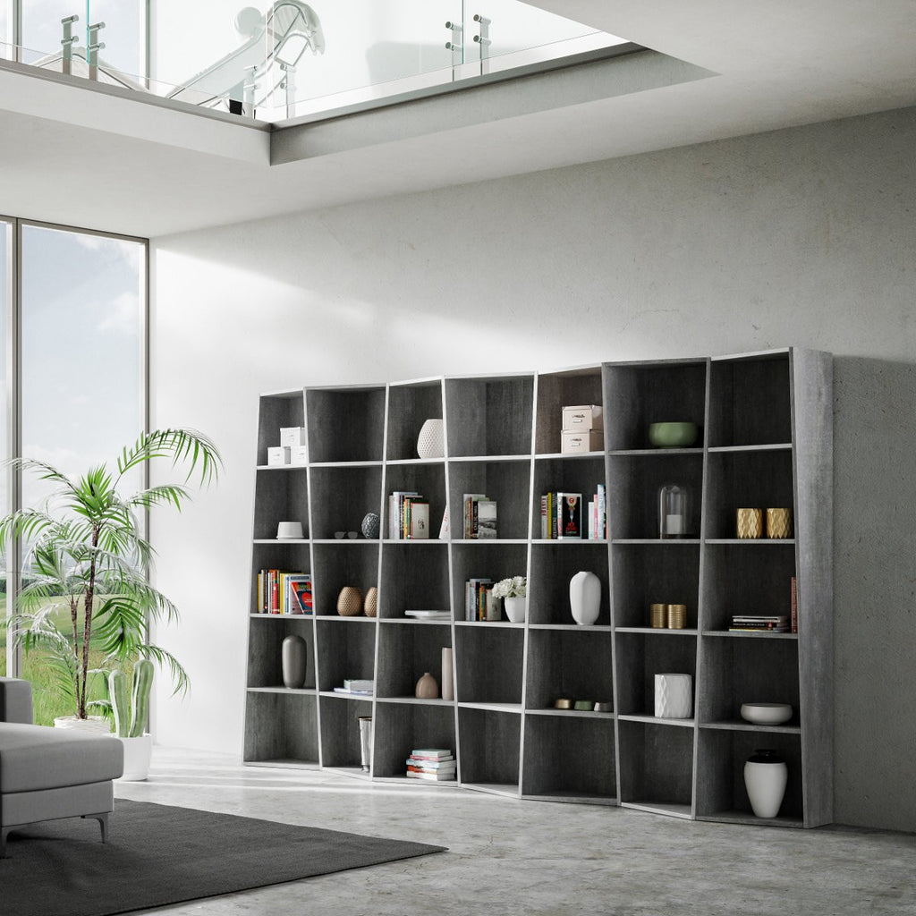 Libreria design moderno a parete Deducha 7