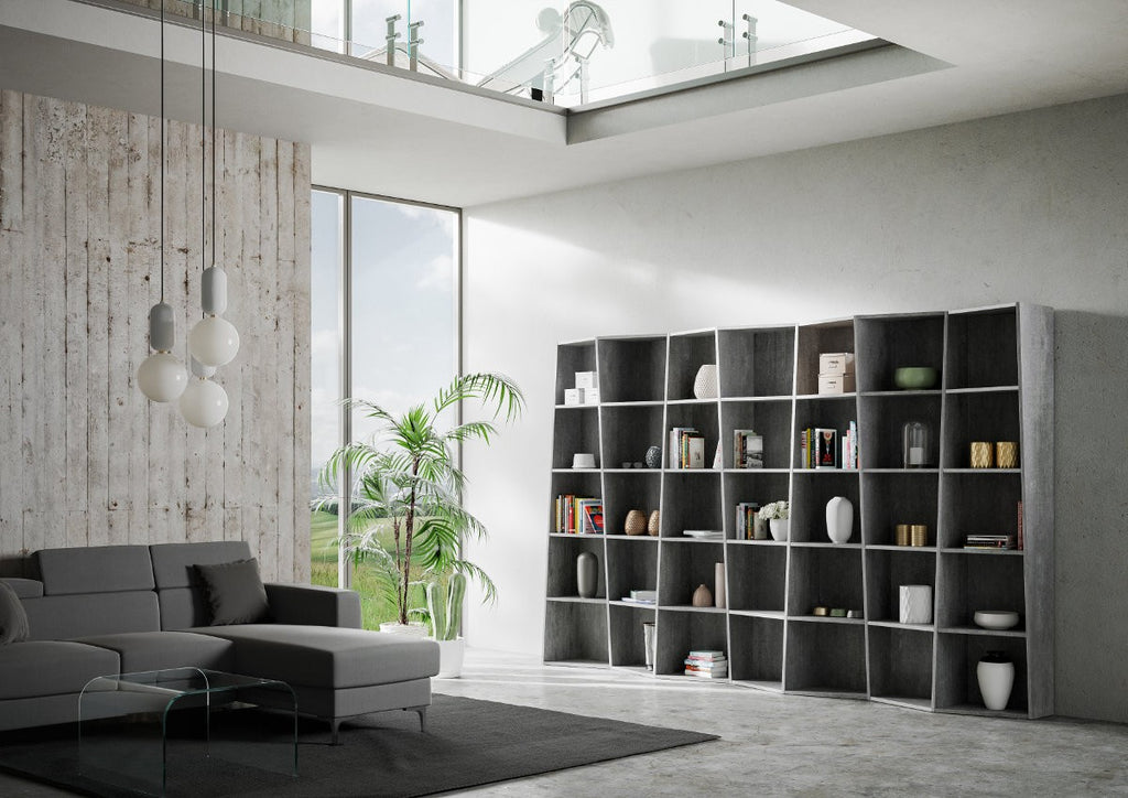 Libreria design moderno a parete Deducha 7
