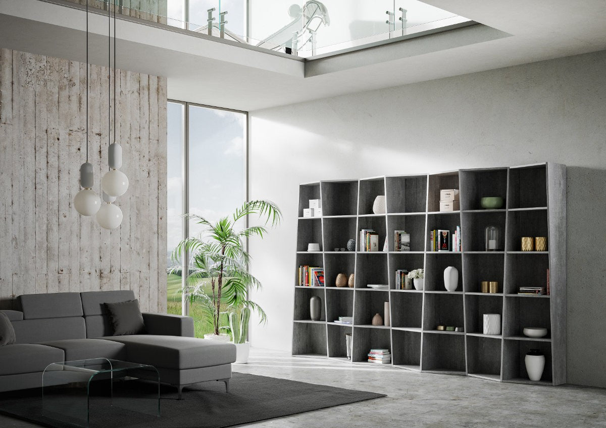 Libreria design moderno a parete Deducha 7