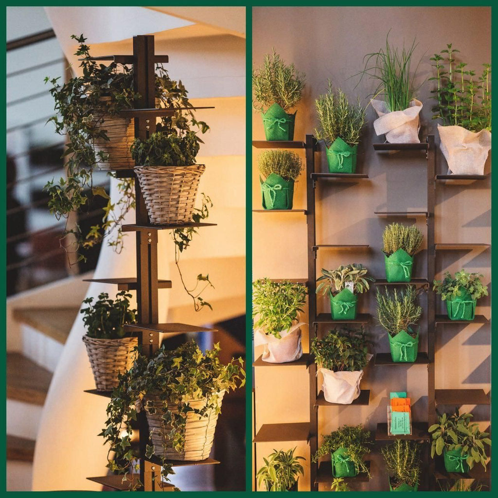 Libreria da parete a colonna Mr Green in metallo