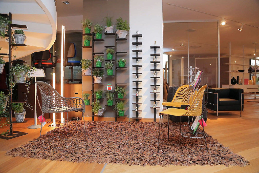 Libreria da parete a colonna Mr Green in metallo