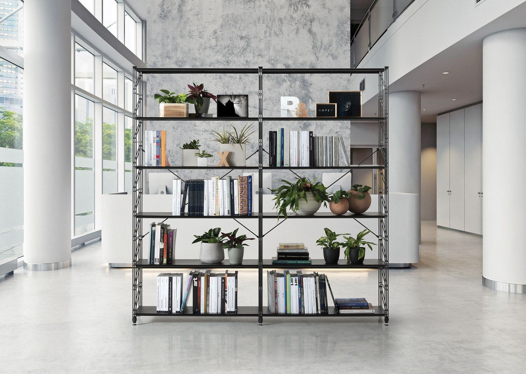 Libreria scaffale in acciaio Melker 32