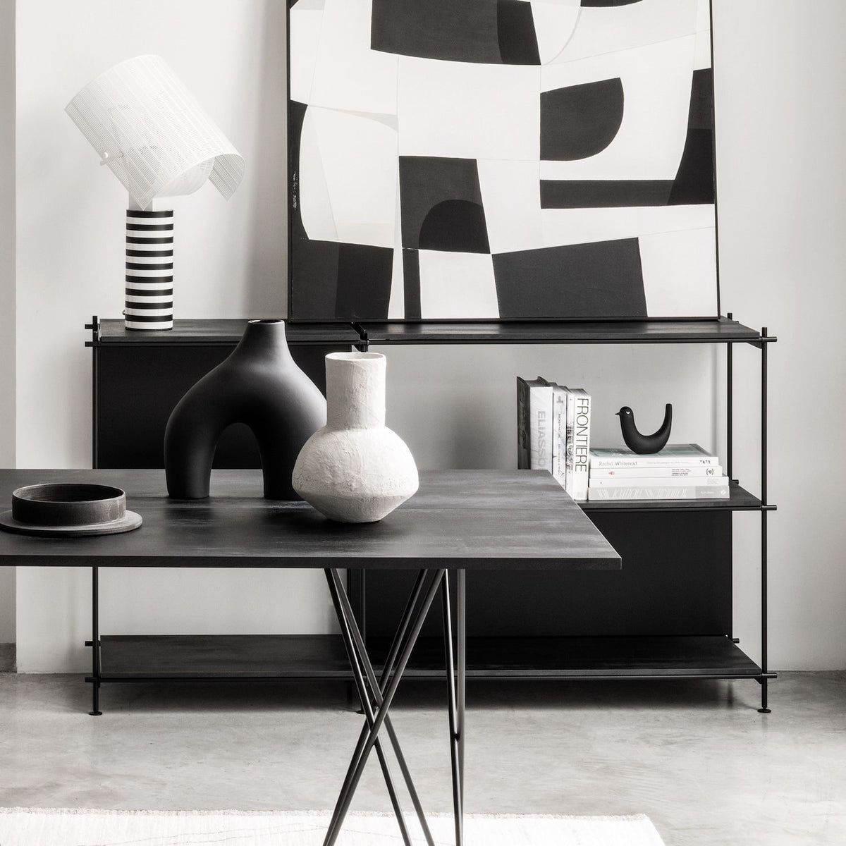 Libreria Bassa Moderna Miyoko 29 | L155 cm | Ambientata
