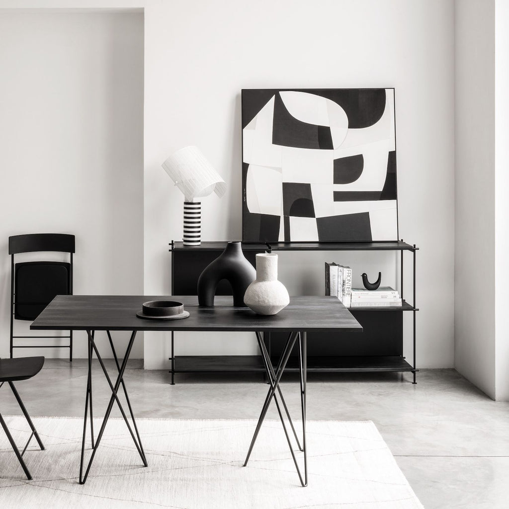 Libreria Bassa Moderna Miyoko 29 | L155 cm | Ambientata soggiorno