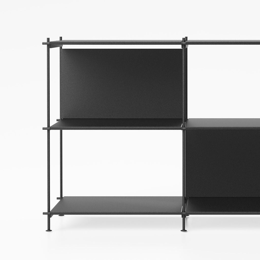Libreria Bassa Moderna Miyoko 29 | L155 cm | Dettaglio mensole