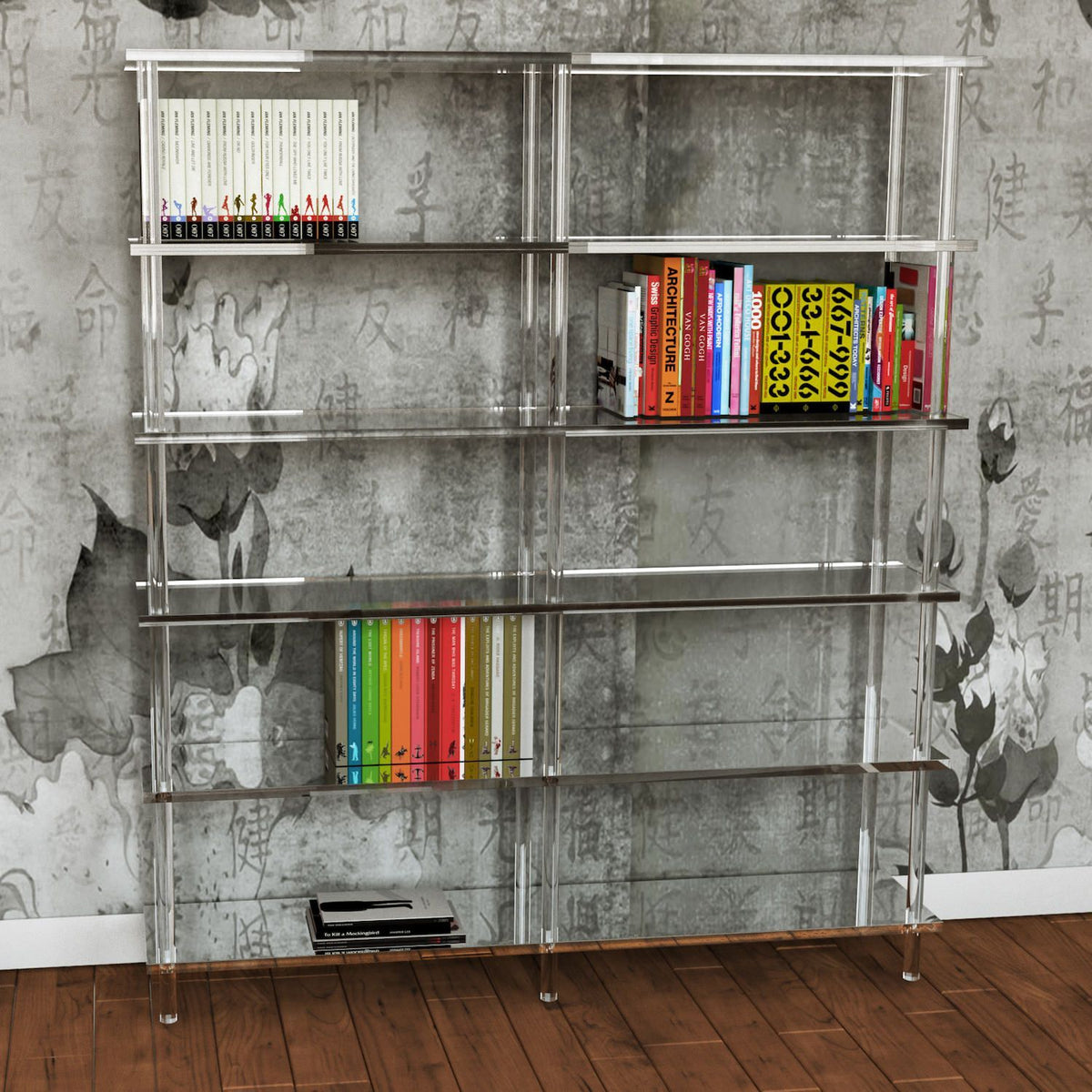 Libreria Lauren in Plexiglass Trasparente | Design