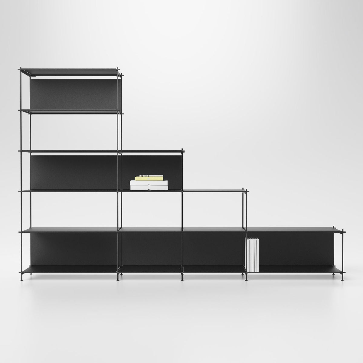 Libreria a Scala Miyoko 41 | Design Moderno 305 cm