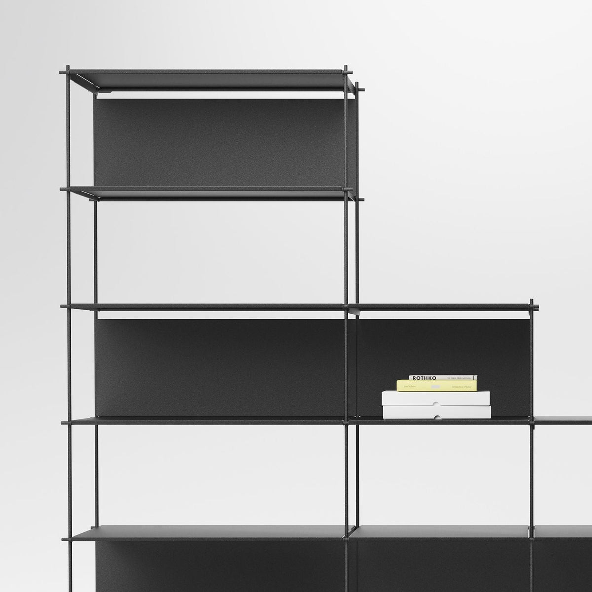 Libreria a Scala Miyoko 41 | Design Moderno 305 cm | Dettaglio