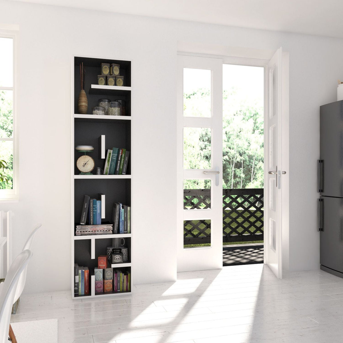 Libreria a colonna 4 cubi componibili ABC COOK