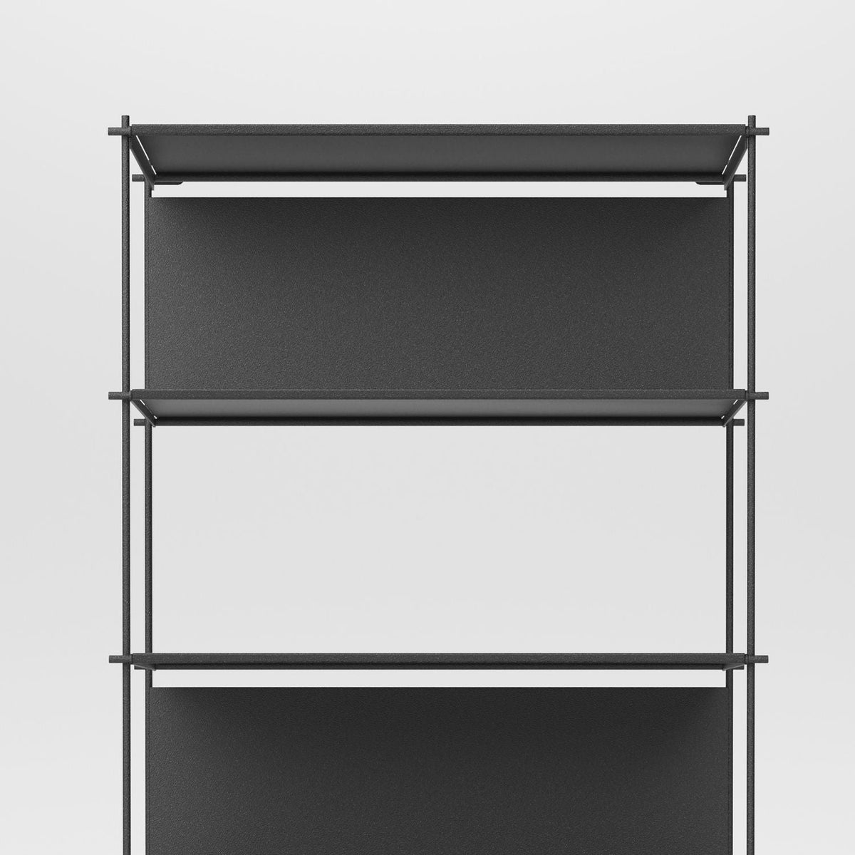 Libreria a colonna moderna Miyoko C - L90 × H202 cm | Dettaglio ripiani