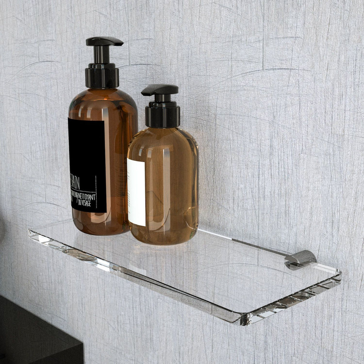 Mensola Amber in Plexiglass Trasparente | 30-60 cm