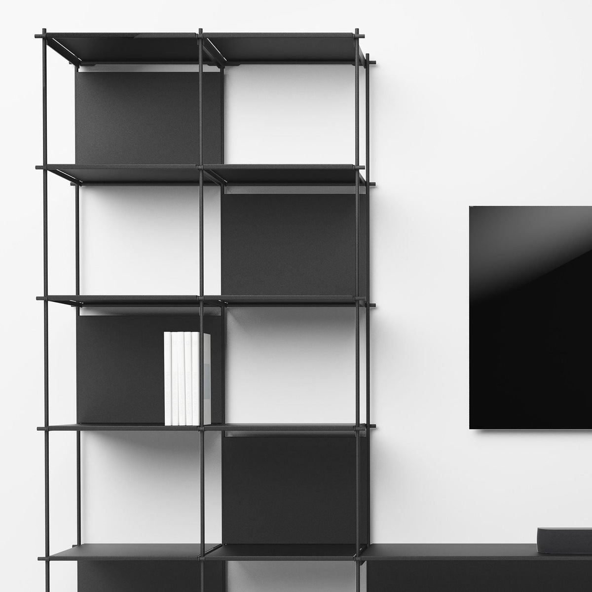Parete Attrezzata Libreria Miyoko 42 Moderna | Dettaglio