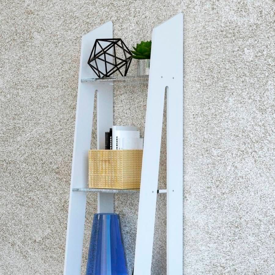 Scaffale Kadou in Plexiglass | 4 Ripiani Salvaspazio | Dettaglio
