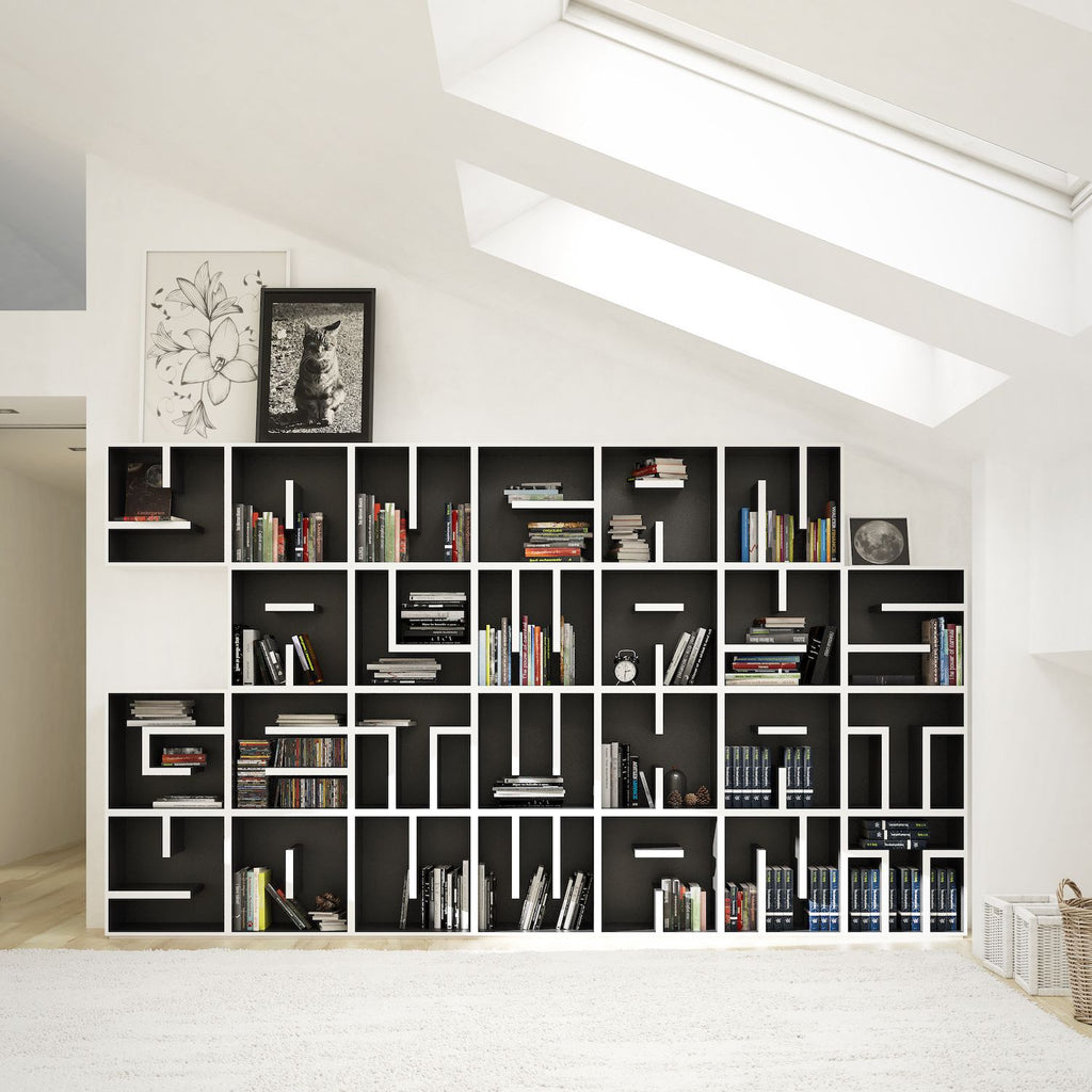 Libreria componibile a cubi da parete ABC YCAGWYW