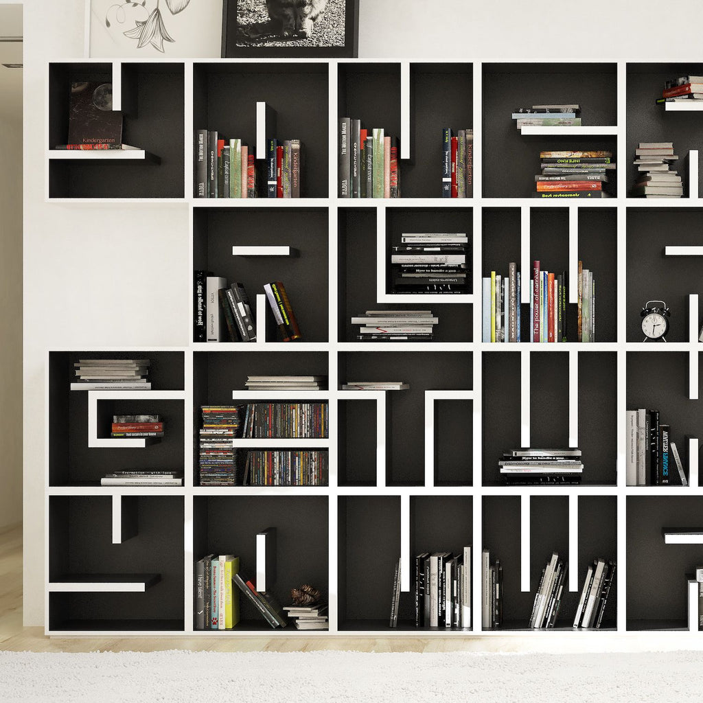 Libreria componibile a cubi da parete ABC YCAGWYW