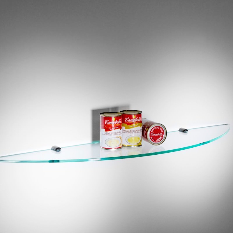 Mensola in vetro Clove