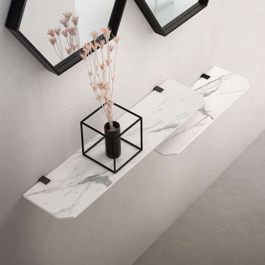 Coppia mensole da parete Bastian